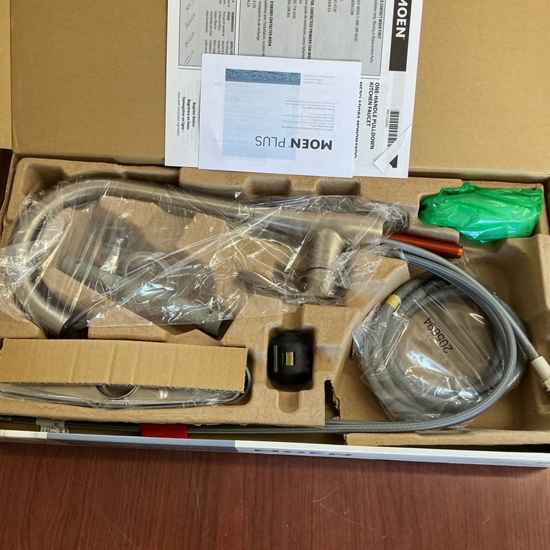 NEW MOEN 87912SRS Georgene Pulldown Spot Resist Stainless Kitchen Faucet B143 gallery