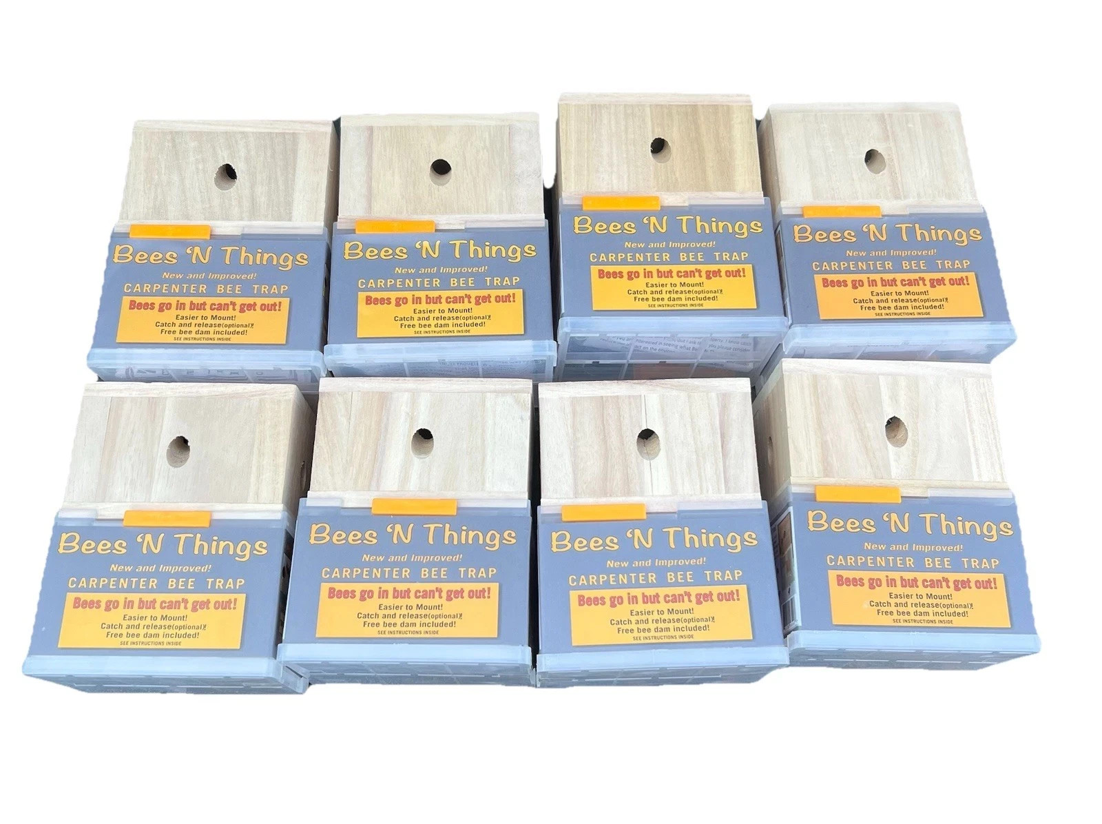 New Bees 'N Things Outdoor Carpenter Bee Traps - Lot of 8 gallery