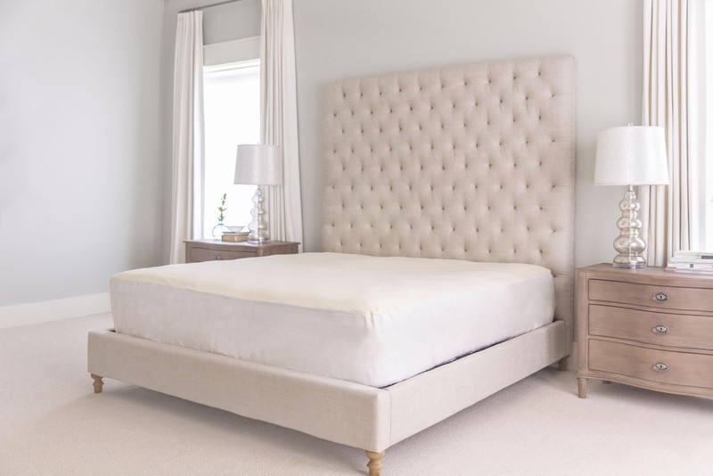 Organic Waterproof Mattress Protector Pad - Washable & Reusable Fitted Stretc... gallery