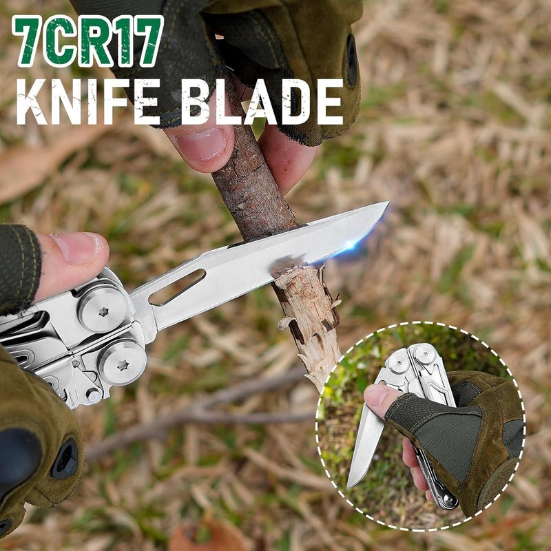 BIBURY Multitool Pliers Pro BI2045 Multitools with Replaceable Wire Cutters Saw gallery