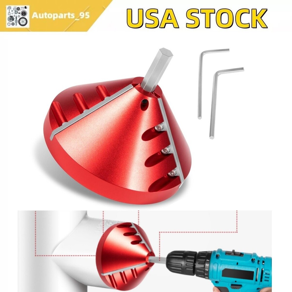 2 In 1 Inner- Outer PVC Deburring Tool CPVC ABS PP PE Pipe Chamfer Reamer Tools
