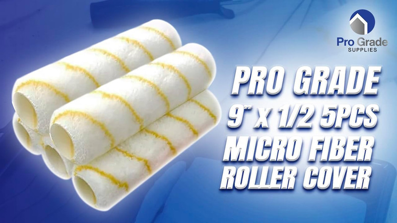 Pro Grade - Paint Roller Covers - 1/2 X 9 Inch Microfiber 5 Pack gallery