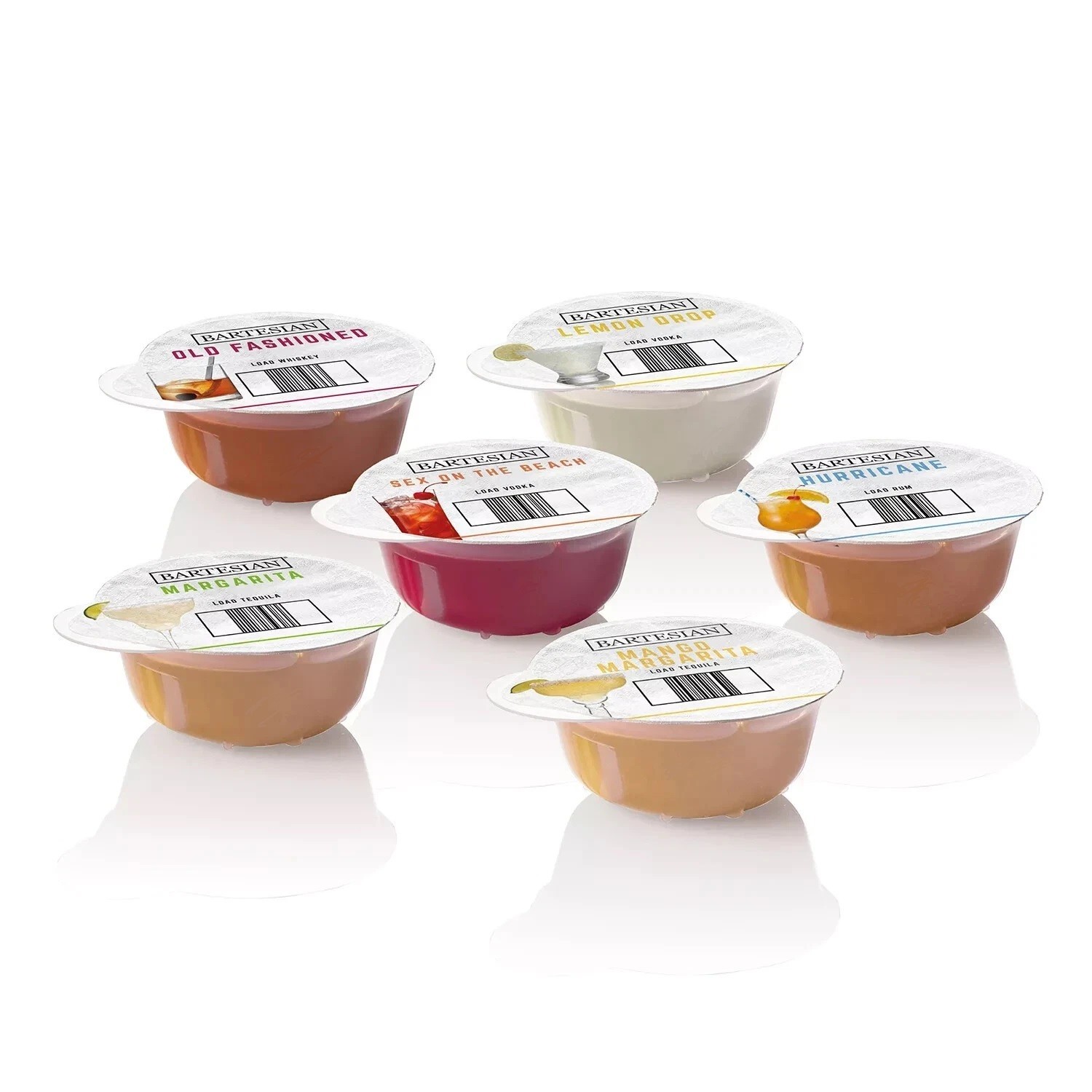 Bartesian Cocktail Mixer Capsules, Variety Pack of 30, Includes 6 Flavors gallery