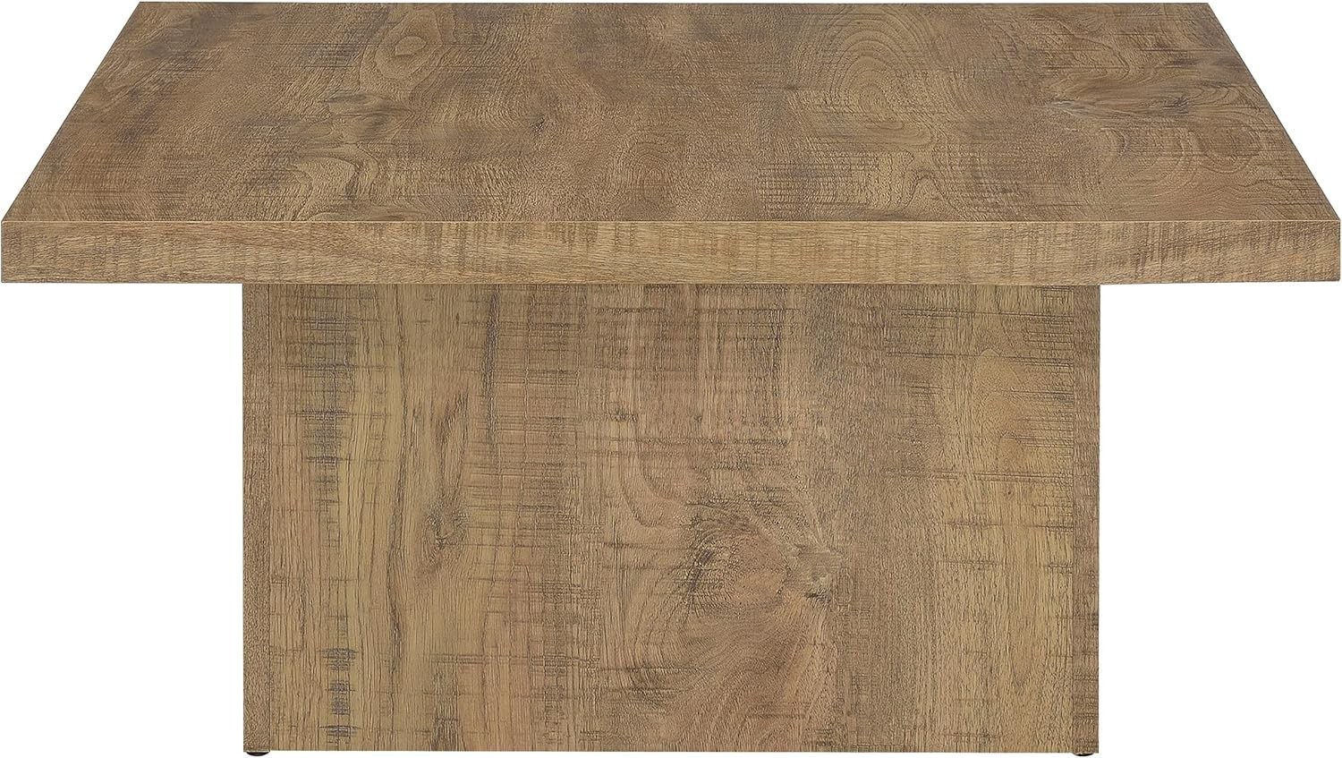 708068 Coaster Zetta Mango Brown Farmhouse Coffee Table Engineered Wood gallery
