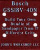 Build Your Own Bundle Bosch GSS18V-40N 1/4 Sheet No-Slip Sandpaper 17 Grits gallery
