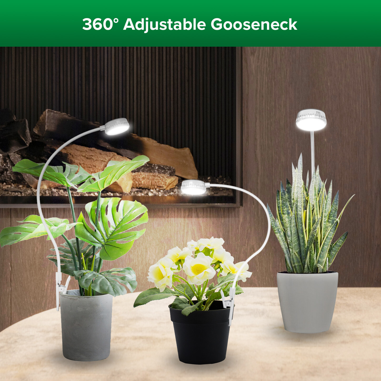 LED Grow Light Plant Growing Lamp Full Spectrum For Indoor Plants W/Timer SANSI gallery