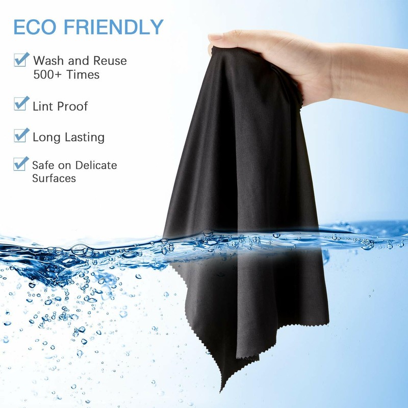 Extra Large Microfiber Cleaning Cloth 20" X 20" for TV Screens Lens Phone gallery