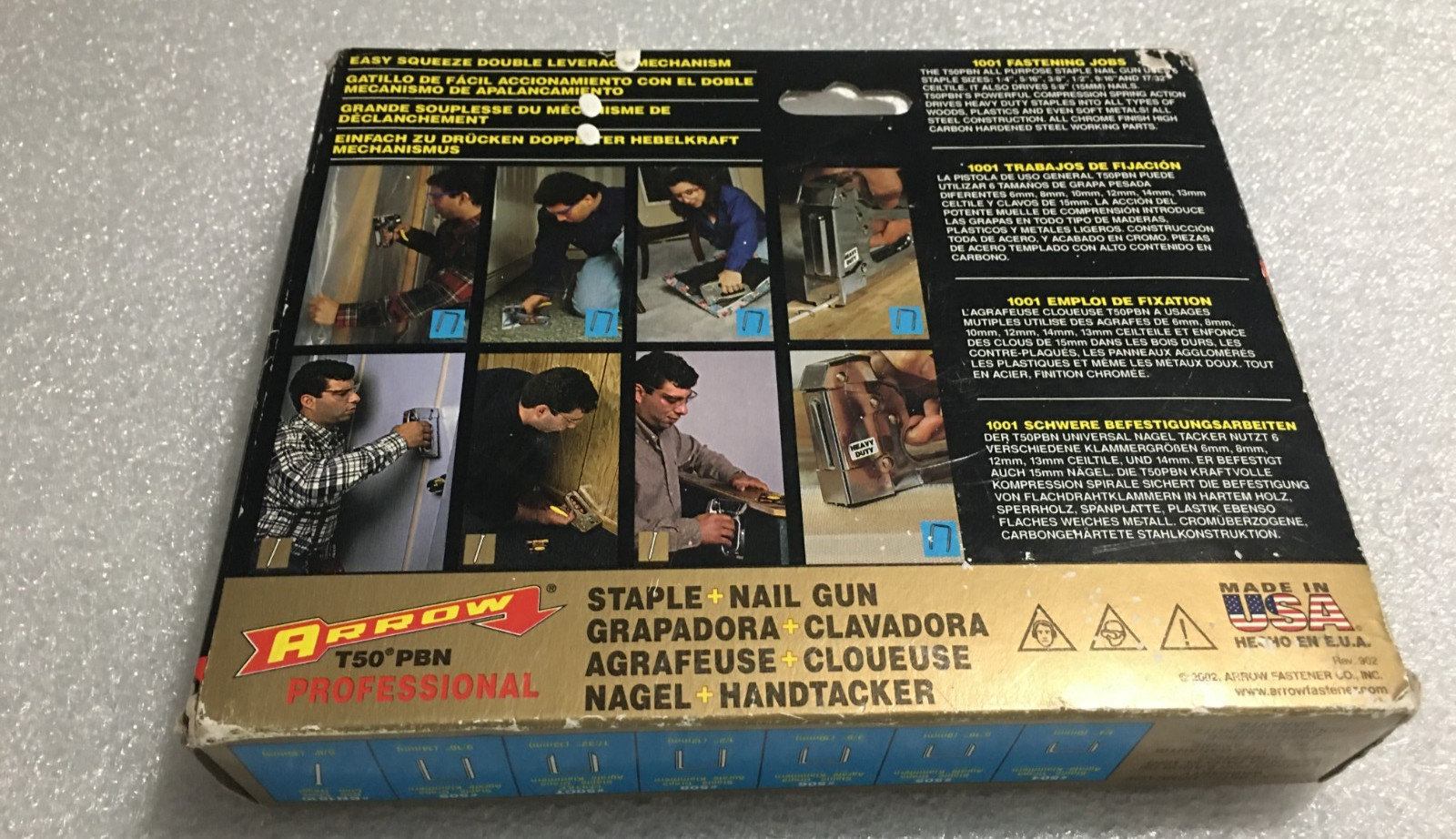 ARROW Model T50PBN professional manual Staple + Nail Gun gallery