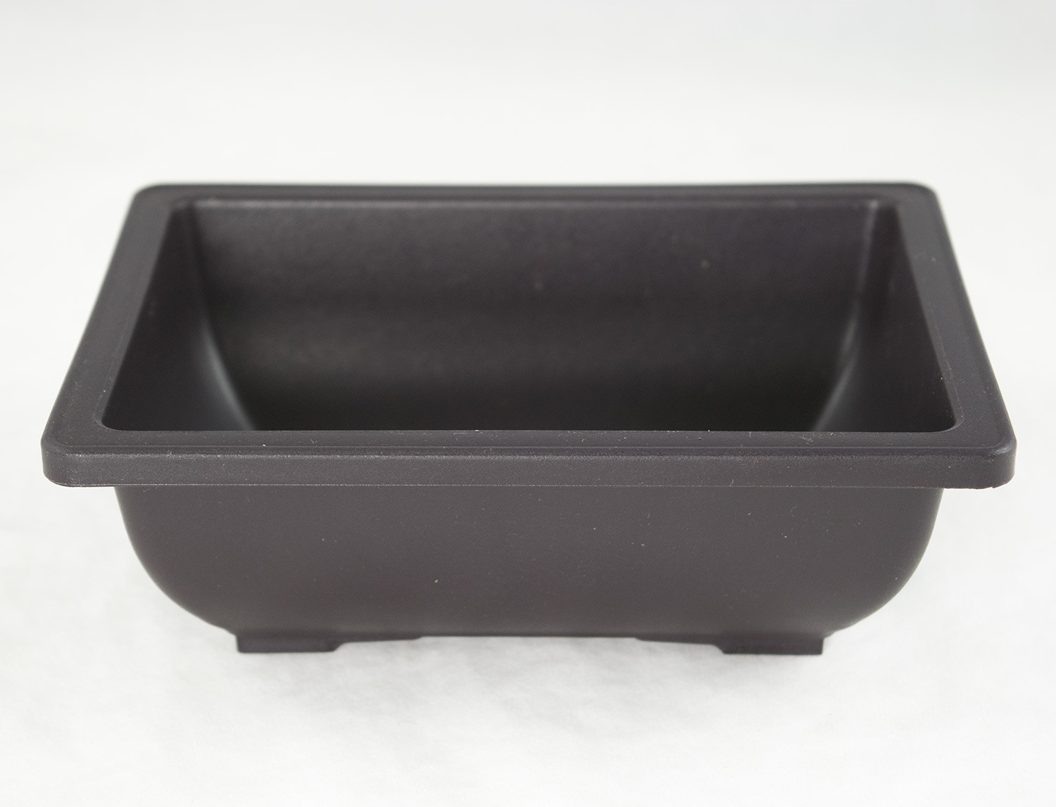 2 Sets Rectangular Plastic Bonsai training Pots + Trays - 6.25"x 4.75"x 2" gallery