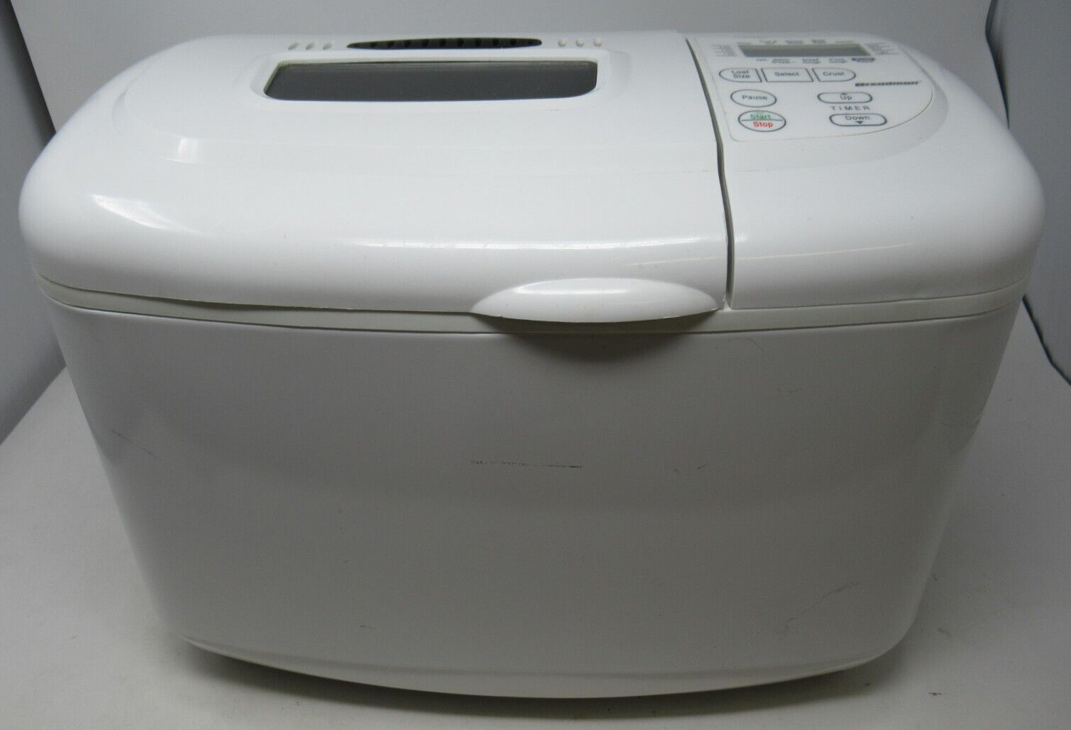 BREADMAN 1-2 LB. DIGITAL BREAD MAKER WHITE TR845, BREAD MACHINE FRUIT & NUT + gallery