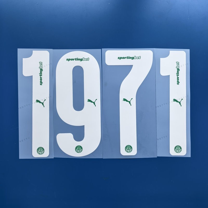 2025 26 Palmeiras Name Number Personalise Customise Player Size Nameset Print gallery