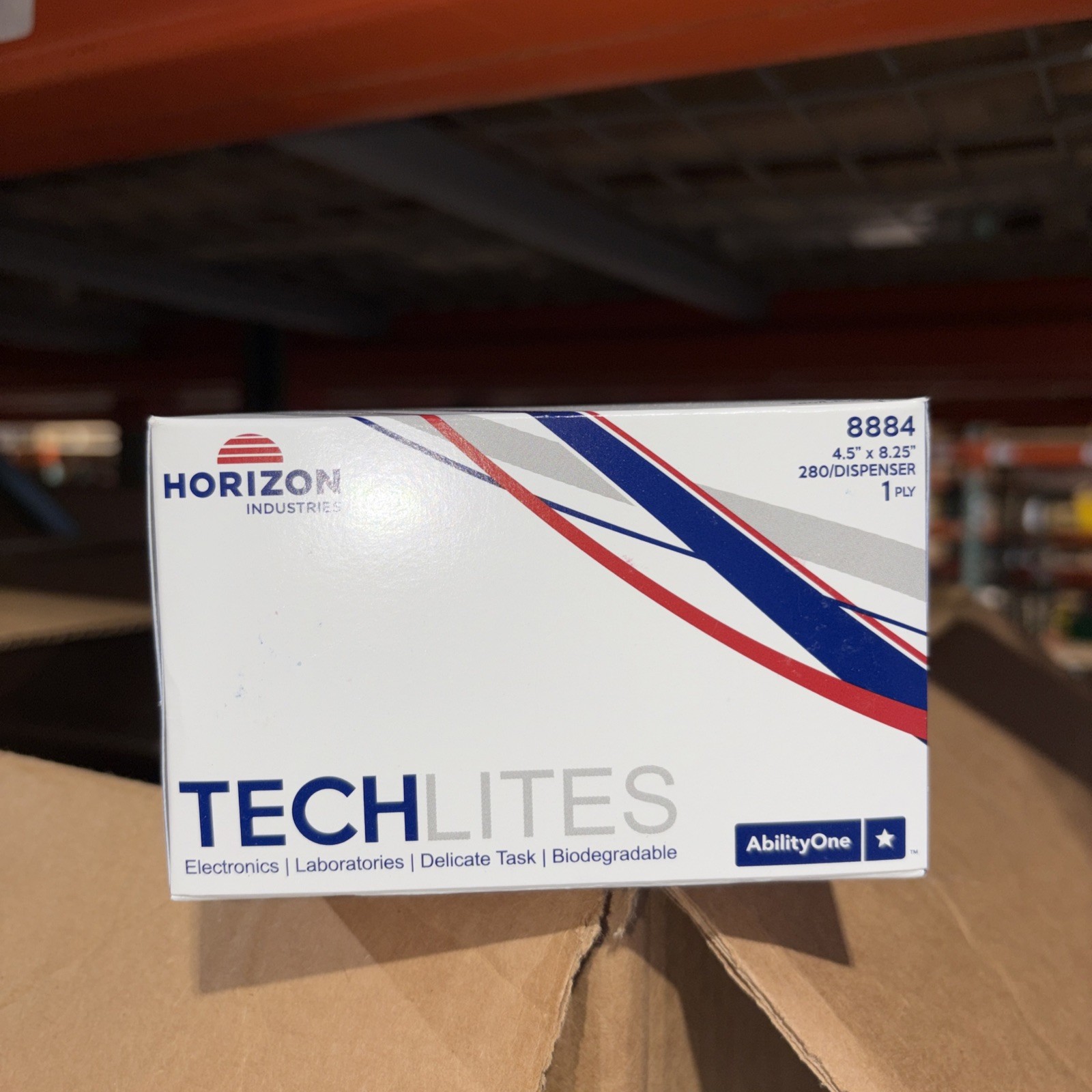 Horizon TechLites Dry Wipe 8884, Delicate Task Tissue, 8-1/4" x 4-1/2" 60ct case gallery