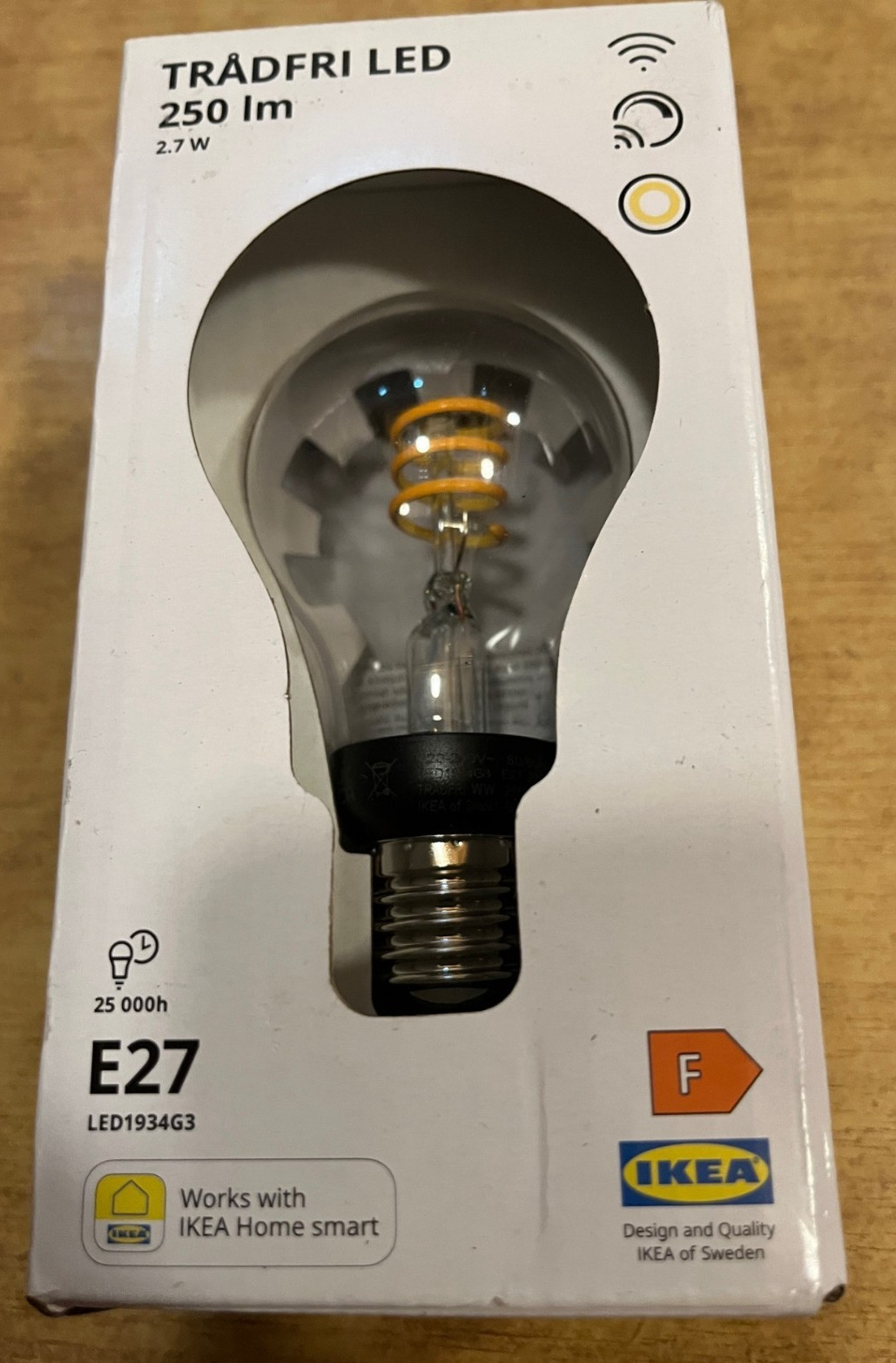 Ikea Tradfri Zigbee Smart E27 Dimmable LED light bulb 250 Lumen gallery