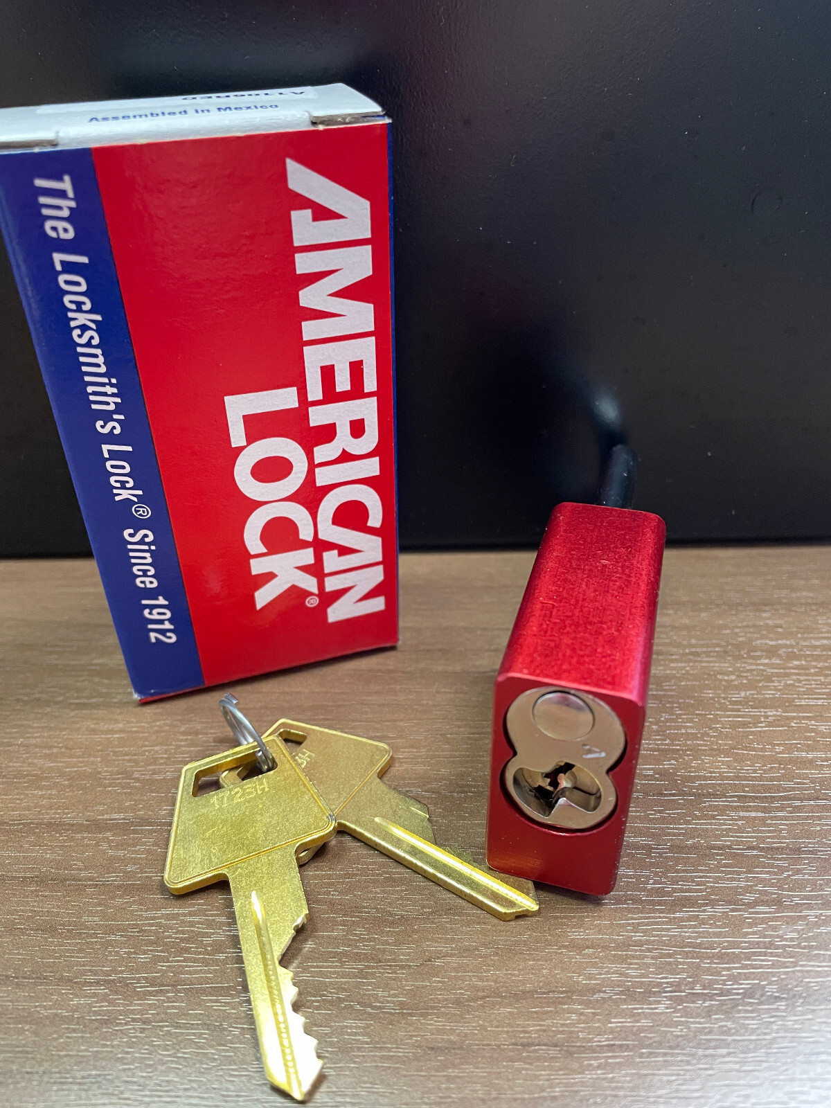 American Lock Safety Series Padlock A1106RED KD gallery