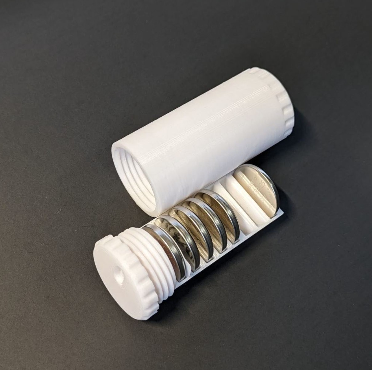 CR2032 Battery Case for Storage, Holder, Dispenser - Holds Up To 8 Batteries gallery