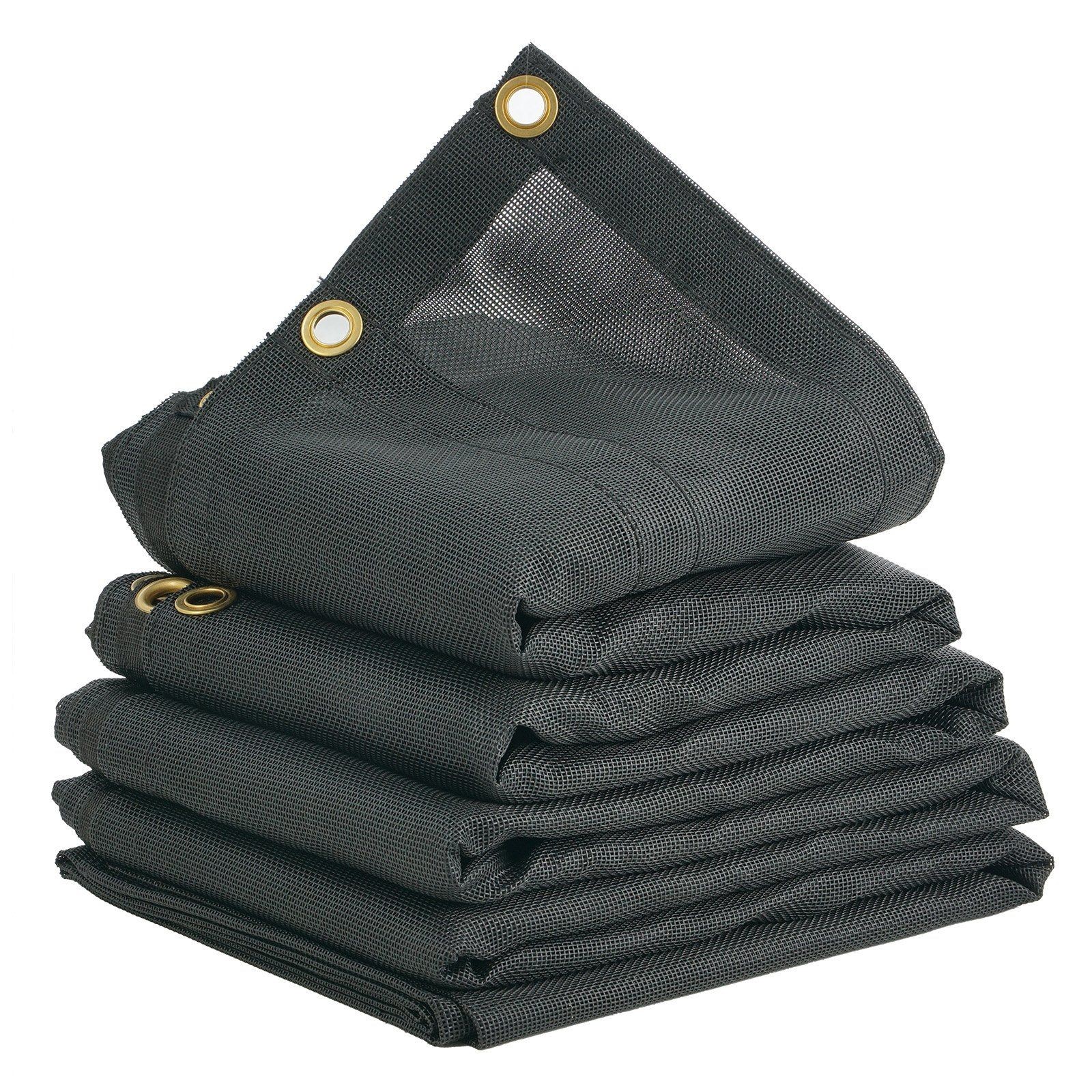 Durable 7x18ft Mesh Tarp 1000D Full PVC Coating 5.5in Storage Pocket gallery