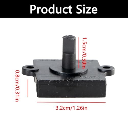 Black Rotary Switch 4 Position 3 Speed Heater Blower Fan Switch Control Knob, gallery