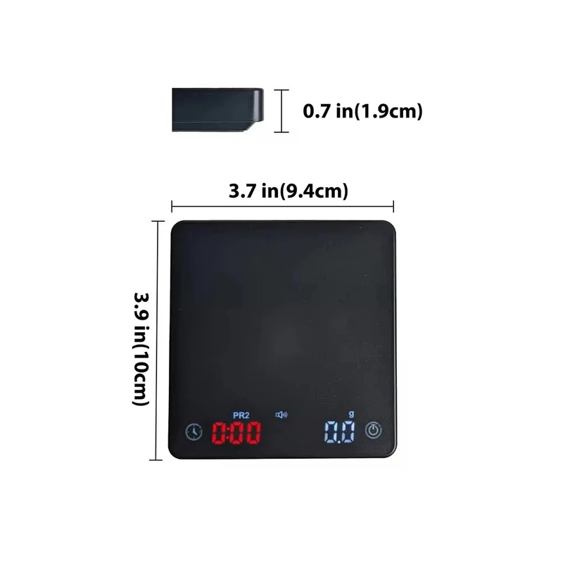 Kitchen Tools Coffee Scale with Timer Digital Multifunction Weighing Scale 3Kg/0 gallery