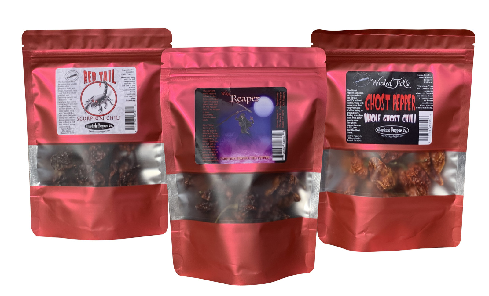 Spice Gift Set Dried Carolina Reaper Peppers Ghost Pepper Scorpion Chili 15 gallery