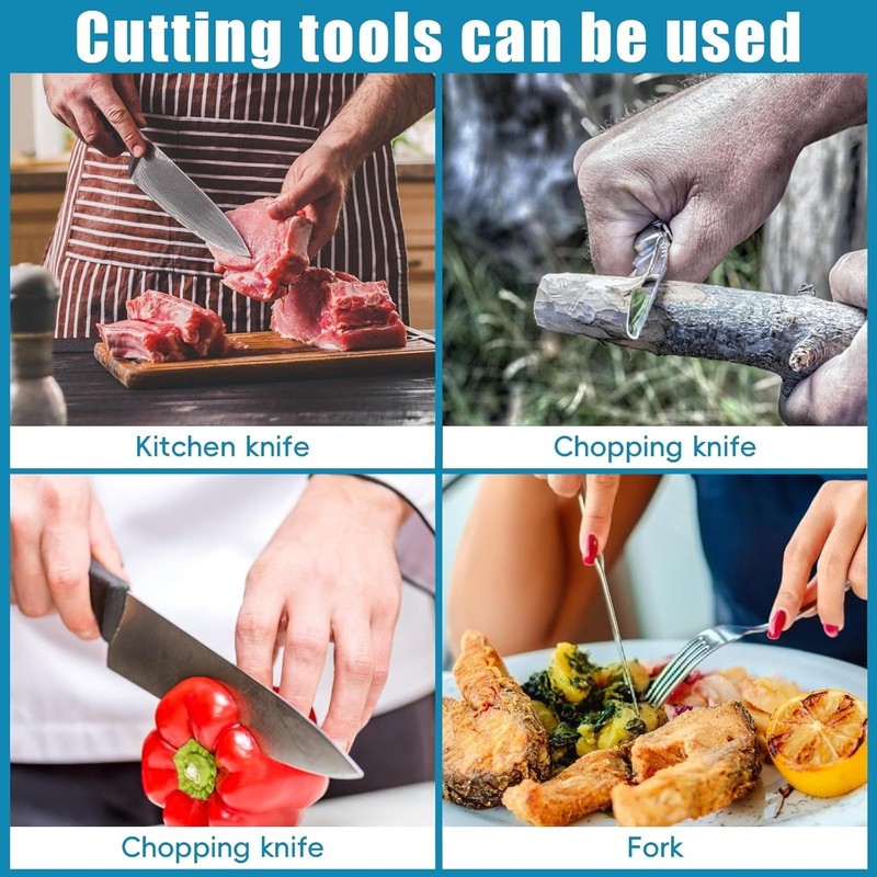 Professional-Grade Knife Sharpener Set - Fast, Easy & Portable Edge Restorer gallery