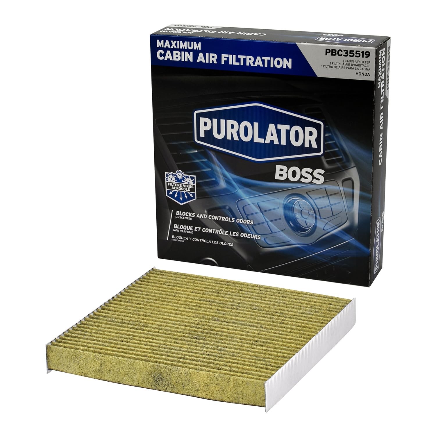 Purolator Pbc35519 Purolatorboss Automotive Cabin Air Filter Activated Carbon gallery