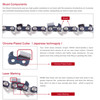 Kakei 2D0Q72 Chain 20'' 3/8'' 0.050'' 72 full chisel (2 Pack) gallery