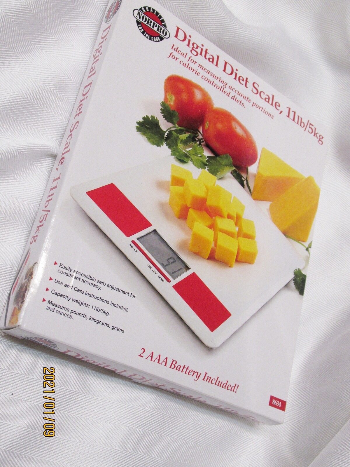 Norpro Digital Diet Kitchen Scale Weighs up to 11 Pounds (5 Kg) gallery