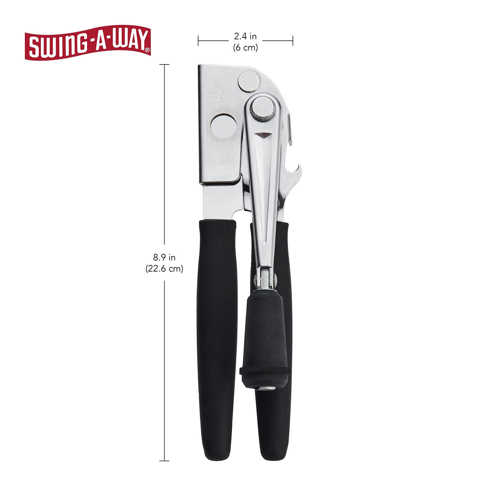 Swing-A-Way Extra Easy Can Opener - Black, 3.50 x 4.50 x 10.50 gallery