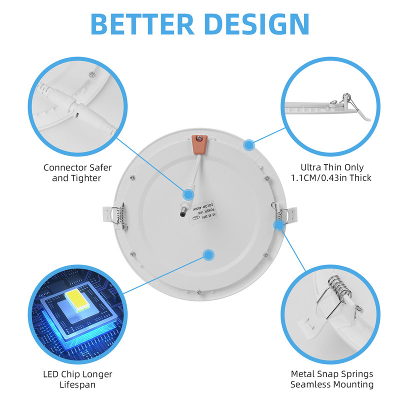 LED Recessed Ceiling Light Downlight Spotlight LED Downlight 9W 12W 15W 18W 24W gallery