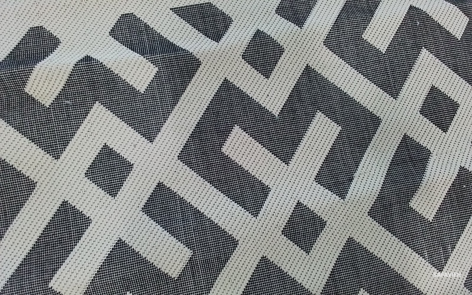 BLACK / BEIGE 8'-0" x 11'-0" Stained Rug, Reduced Price 1172775340 CY6915-216-8 gallery