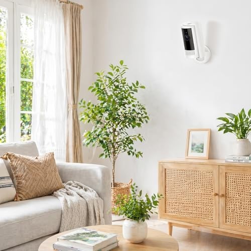 2 Pack Adhesive Indoor Wall Mount, Two Ways Easy Installation with Strong White gallery