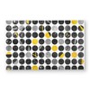 Begin Home Decor CODM2134T39CPR 21 x 34 in. Abstract Grunge Circles Yellow In... gallery