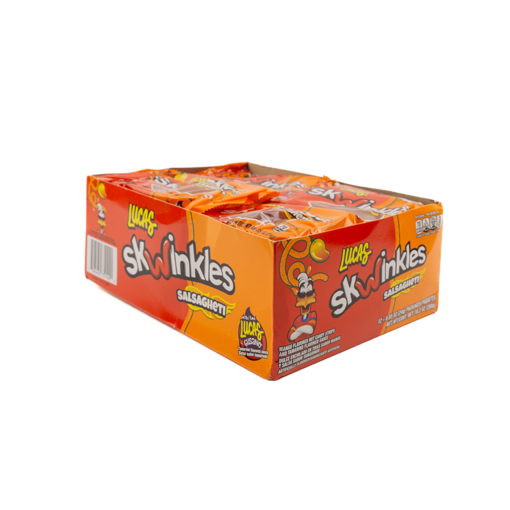 Salsagheti Lucas Mango Mexican Candy Strips With Tamarind Sauce 12 Pieces gallery