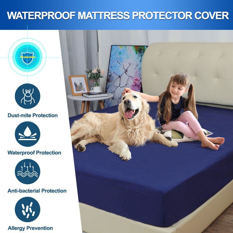 PiccoCasa Microfiber Water Resistant Mattress Protector Bed Pad Cover gallery