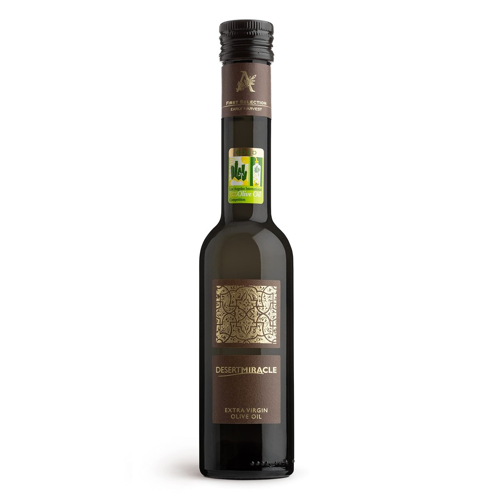 DESERTMIRACLE Cold Pressed Polyphenol Rich Moroccan Olive Oil Organic 8.5 Fl Oz