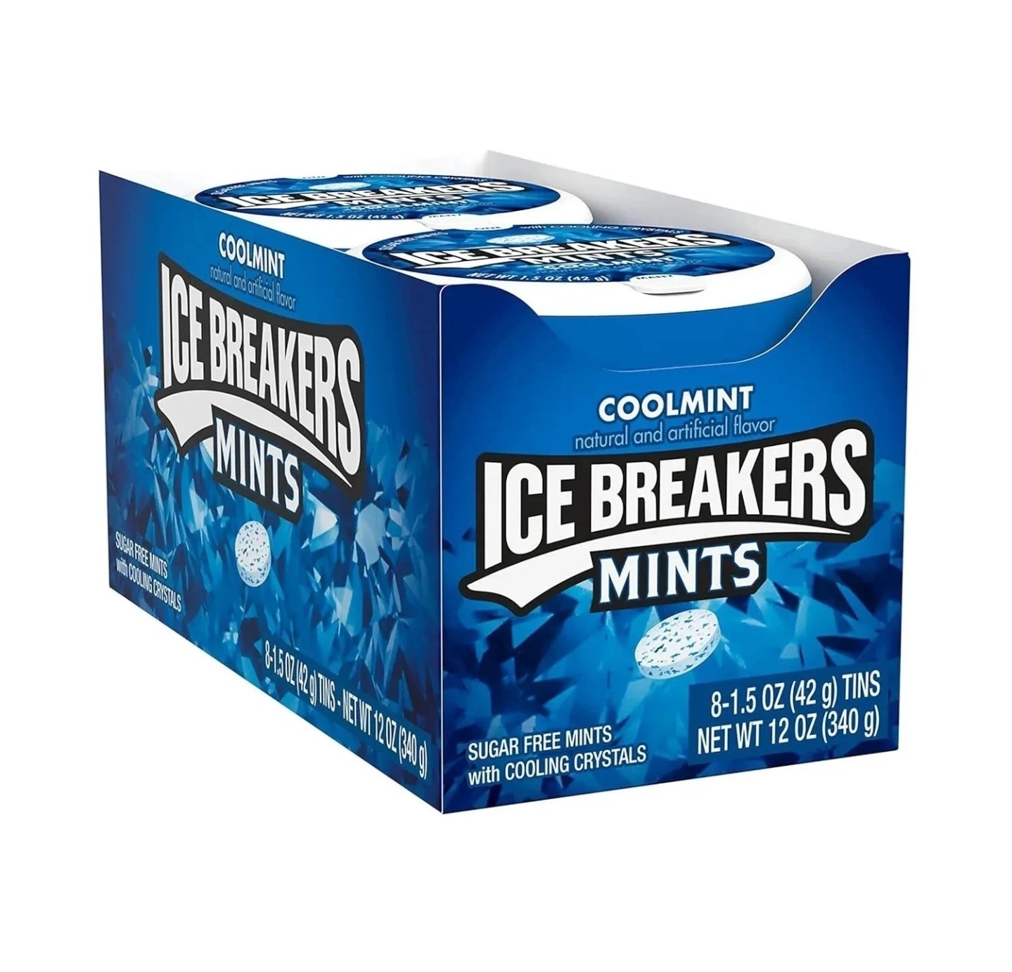 ICE Breakers Sugar Free Mints, Coolmint, 1.5 Ounce Pack of 8 Box, Free Shipping gallery