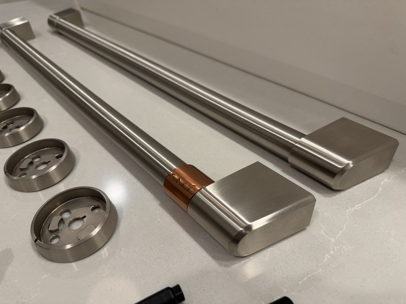 Café Front Control Gas Knobs and Handles Brushed Stainless Steel CXFCGHKPMSS OEM gallery