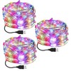 3 Pcs Fairy Lights USB Powered 16 ft 50 LED String Lights for Indoor Outdoor ... gallery
