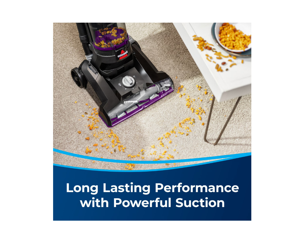 BISSELL PowerForce Helix, Bagless, Upright Vacuum, Pet Friendly, Purple & Black gallery