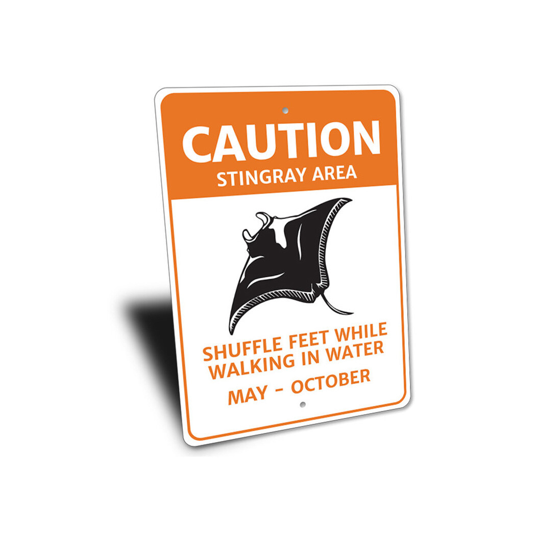 Stingray Sign, Stingray Decor, Stingray Aluminum Metal Decor Sign gallery