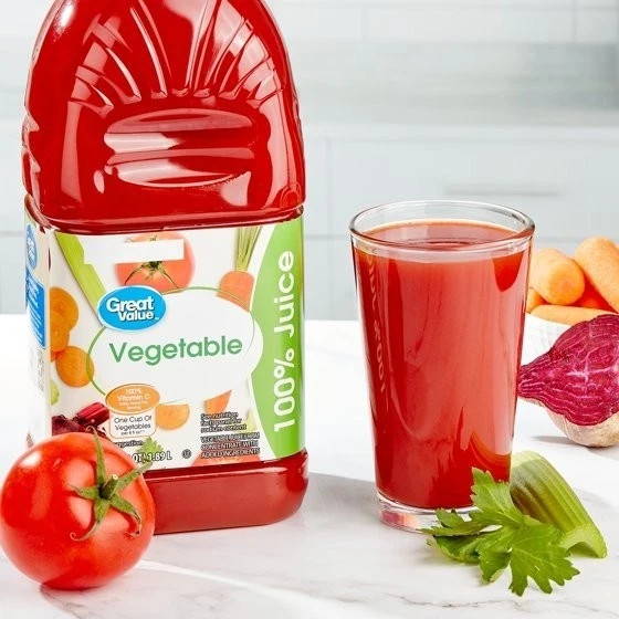 (2 pack) Great Value 100% Vegetable Juice, 64 fl oz gallery
