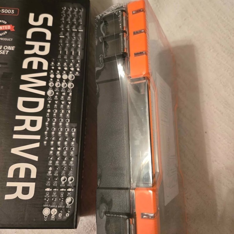 TK-S003 Multi-in-One Electric Screwdriver Tool Set 120 Piece NIB [66] gallery