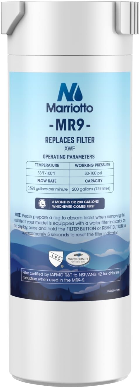 MARRIOTTO XWF Water Filter, Replacement for GE XWF, XWF Genuine Ge Refrigerator gallery