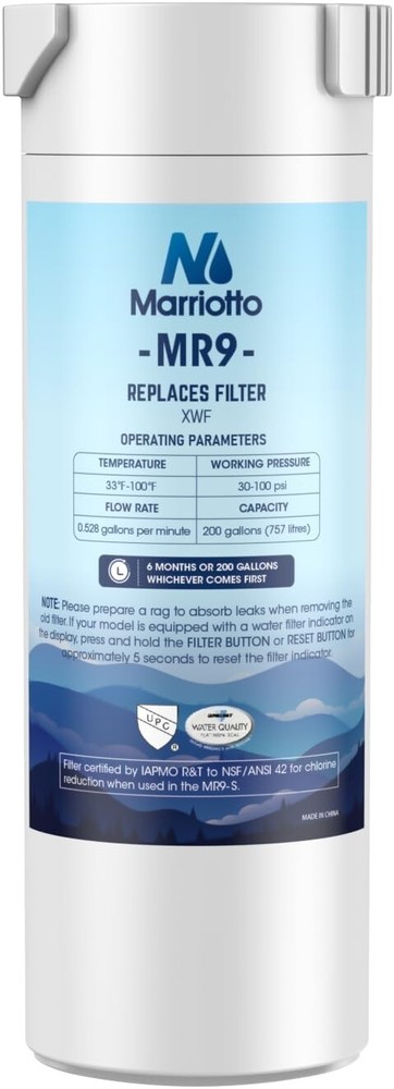 MARRIOTTO XWF Water Filter, Replacement for GE XWF, XWF Genuine Ge Refrigerator