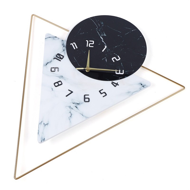 22.5" Modern Wall Clock Large Unique Hanging Art Crafts Living Room Decoration gallery
