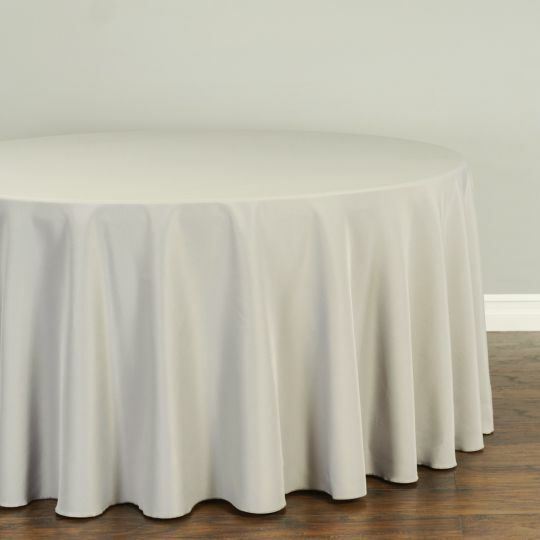 1 or 10 pcs 120 in. Round Polyester Tablecloth, 30 Colors! Wedding Party Event gallery