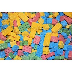 5 POUNDS CANDY BUILDING BLOCKS BLOX BULK 4 FLAVORS PARTY FAVORS FIVE LB