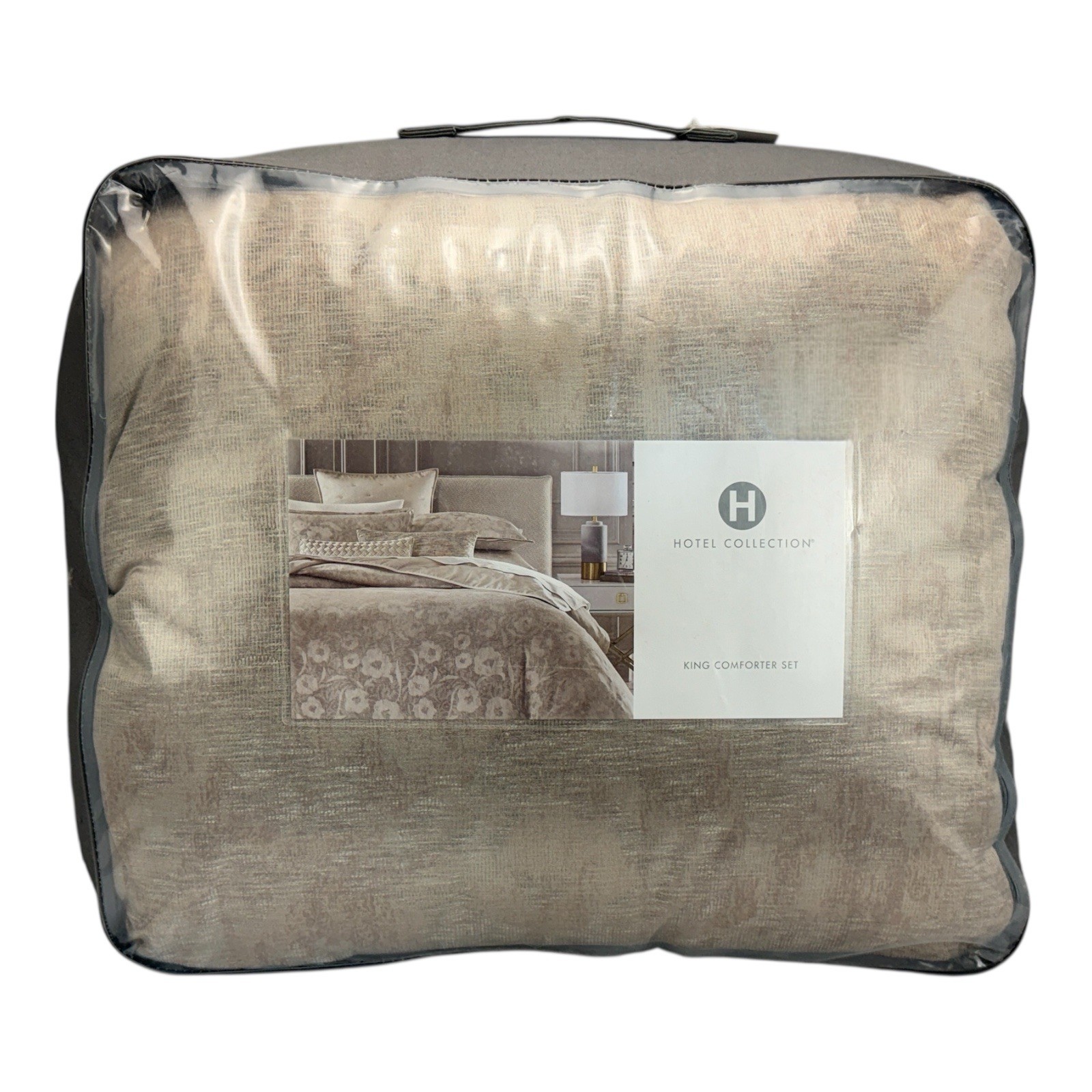 Hotel Collection Shadow Floral KING Comforter + 2 Shams Set BLUSH - $625 gallery