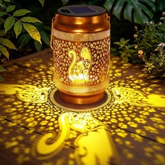 Cat Solar Lanterns Outdoor Waterproof Garden Decor, Birthday Gifts for Women …