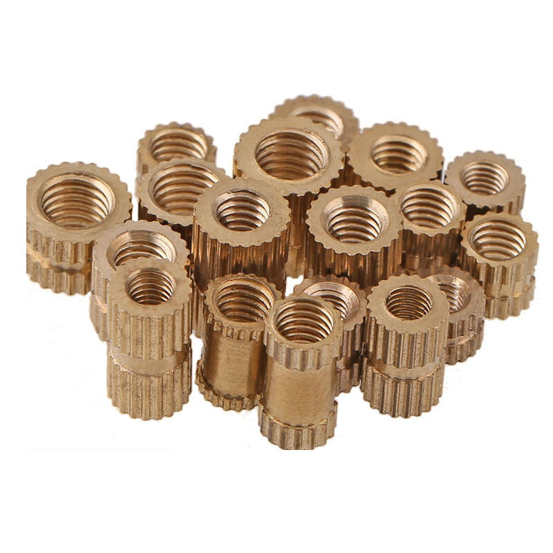 M5 5mm Brass Solid Knurled Nuts Thumb Nuts Insert Embedded Nuts gallery